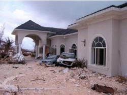 Little or no damage to structure and interior after storm.